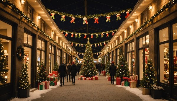 Transformez votre magasin avec des décorations de noël captivantes